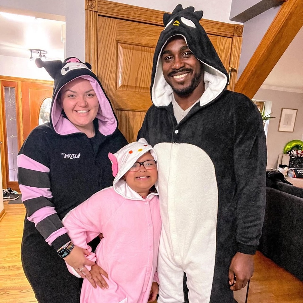 Plus Size Kuromi Pajama Jumpsuit